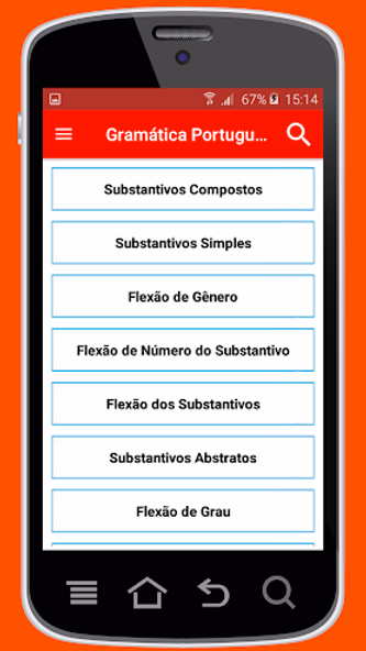 Gramática Portuguesa Completa Screenshot 2 - AppWisp.com Gramática Portuguesa Completa Screenshot 2 - AppWisp.com