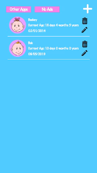 Baby's Age Tracker - Baby Care Screenshot 3 - AppWisp.com Baby's Age Tracker - Baby Care Screenshot 3 - AppWisp.com