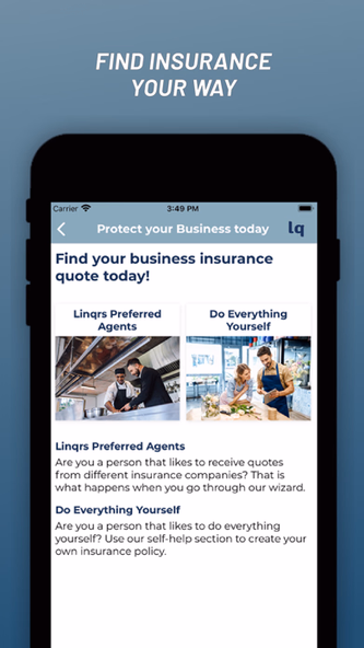 Linqrs: Find insurance & save Screenshot 3 - AppWisp.com Linqrs: Find insurance & save Screenshot 3 - AppWisp.com