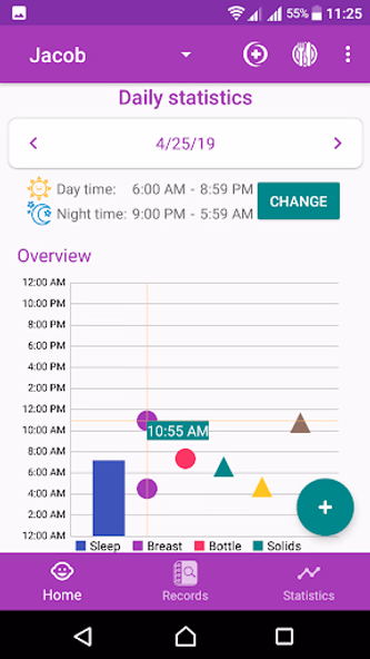 BabyAppy: breastfeeding, sleep Screenshot 3 - AppWisp.com BabyAppy: breastfeeding, sleep Screenshot 3 - AppWisp.com