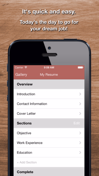 Resume Star: Pro CV Maker Screenshot 2 - AppWisp.com Resume Star: Pro CV Maker Screenshot 2 - AppWisp.com