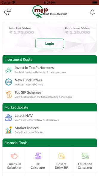 MutualFundProvider Screenshot 2 - AppWisp.com MutualFundProvider Screenshot 2 - AppWisp.com