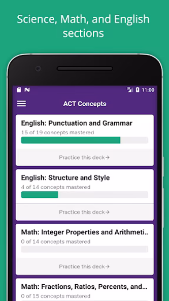 ACT Flashcards, SAT / ACT Prep Screenshot 1 - AppWisp.com ACT Flashcards, SAT / ACT Prep Screenshot 1 - AppWisp.com
