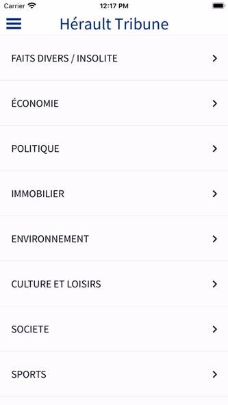 Herault Tribune Screenshot 3 - AppWisp.com Herault Tribune Screenshot 3 - AppWisp.com