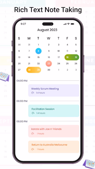 Calendar - Schedule Planner Screenshot 1 - AppWisp.com Calendar - Schedule Planner Screenshot 1 - AppWisp.com