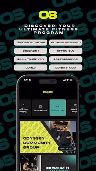 Odyssey Strength App Screenshot 3 - AppWisp.com Odyssey Strength App Screenshot 3 - AppWisp.com