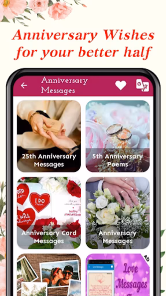 Happy Anniversary Wishes Screenshot 2 - AppWisp.com Happy Anniversary Wishes Screenshot 2 - AppWisp.com