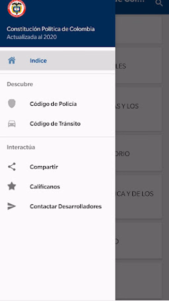 Constitución de Colombia Screenshot 1 - AppWisp.com