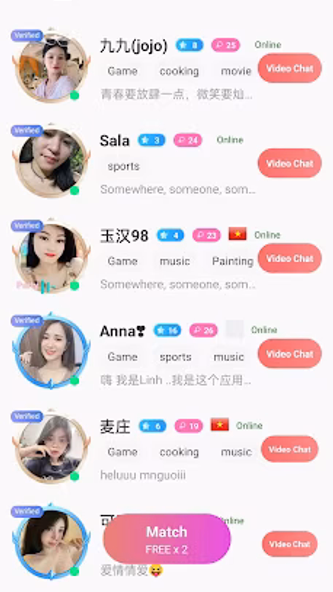 Viso - Live Video Chat & Love Screenshot 2 - AppWisp.com Viso - Live Video Chat & Love Screenshot 2 - AppWisp.com