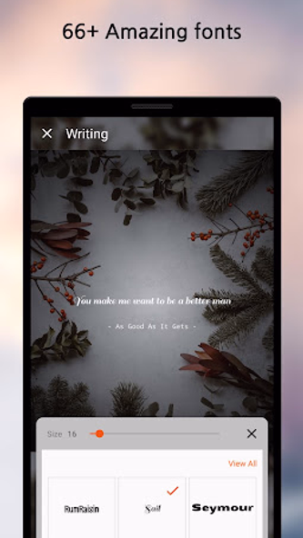Geulgram - Text on Photo Screenshot 4 - AppWisp.com Geulgram - Text on Photo Screenshot 4 - AppWisp.com
