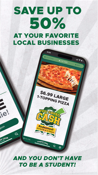 Campus Cash Coupons Screenshot 2 - AppWisp.com Campus Cash Coupons Screenshot 2 - AppWisp.com