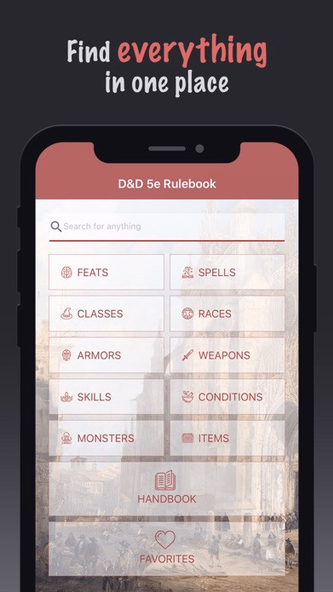 DnD 5e Rulebook Screenshot 1 - AppWisp.com DnD 5e Rulebook Screenshot 1 - AppWisp.com