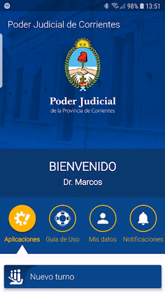Poder Judicial de Corrientes Screenshot 1 - AppWisp.com Poder Judicial de Corrientes Screenshot 1 - AppWisp.com