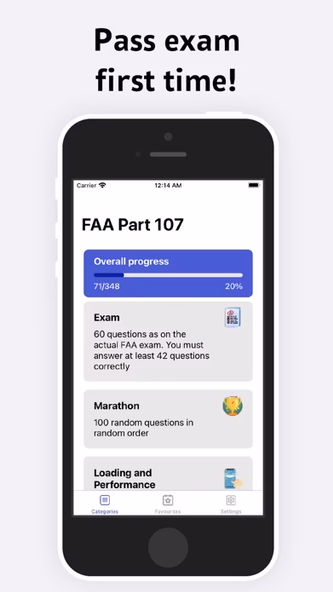 FAA Part 107 — practice test Screenshot 4 - AppWisp.com FAA Part 107 — practice test Screenshot 4 - AppWisp.com