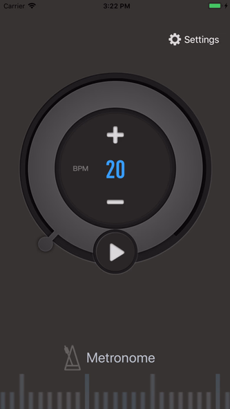 Simply Metronome Screenshot 1 - AppWisp.com Simply Metronome Screenshot 1 - AppWisp.com