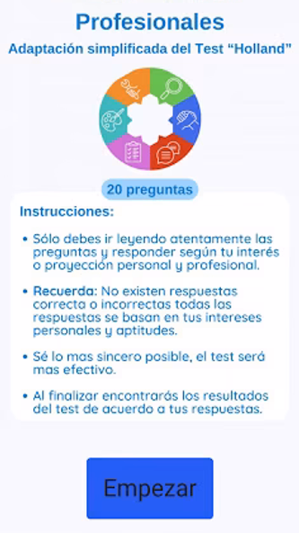 Aina - Orientación Vocacional Screenshot 3 - AppWisp.com Aina - Orientación Vocacional Screenshot 3 - AppWisp.com