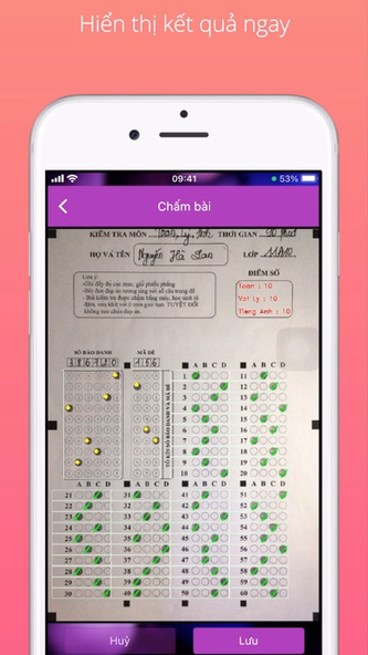 Cham Trac Nghiem Screenshot 3 - AppWisp.com Cham Trac Nghiem Screenshot 3 - AppWisp.com