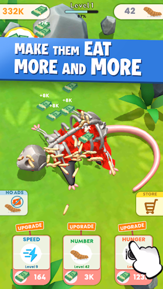 Idle Maggots Screenshot 2 - AppWisp.com Idle Maggots Screenshot 2 - AppWisp.com
