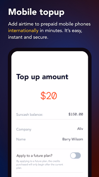 Suncash Customer Screenshot 3 - AppWisp.com Suncash Customer Screenshot 3 - AppWisp.com