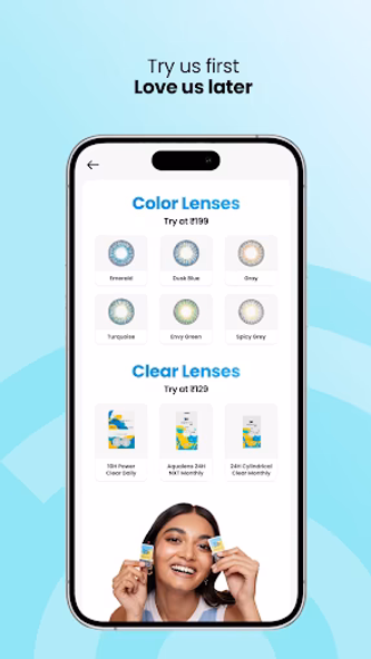 Aqualens Contact Lenses Screenshot 3 - AppWisp.com Aqualens Contact Lenses Screenshot 3 - AppWisp.com