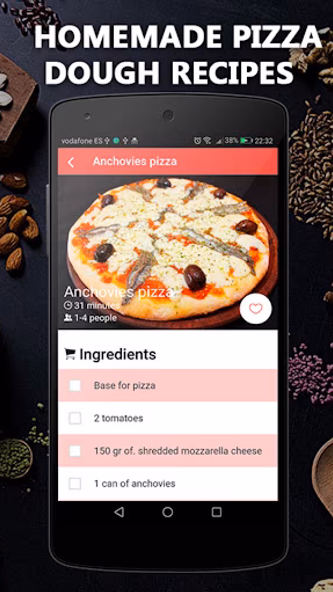Dough and pizza recipes Screenshot 4 - AppWisp.com Dough and pizza recipes Screenshot 4 - AppWisp.com