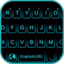 Neon Blue Keyboard Theme - AppWisp.com