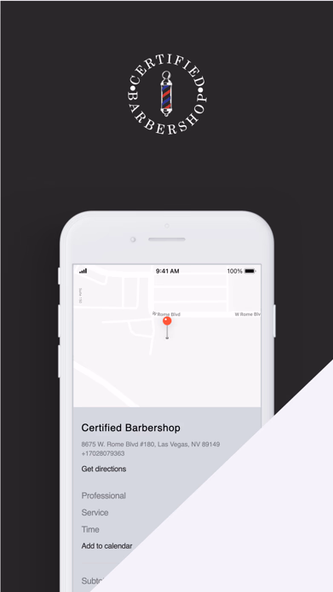 Certified Barbershop Screenshot 1 - AppWisp.com Certified Barbershop Screenshot 1 - AppWisp.com