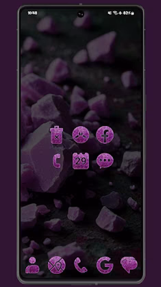 Pink Shine Rocks Icon Pack Screenshot 3 - AppWisp.com Pink Shine Rocks Icon Pack Screenshot 3 - AppWisp.com