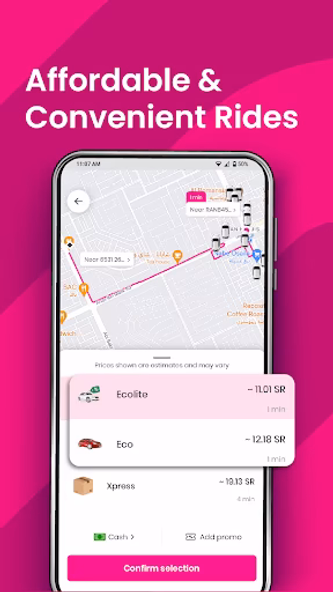Jeeny - Book Affordable Rides Screenshot 2 - AppWisp.com Jeeny - Book Affordable Rides Screenshot 2 - AppWisp.com