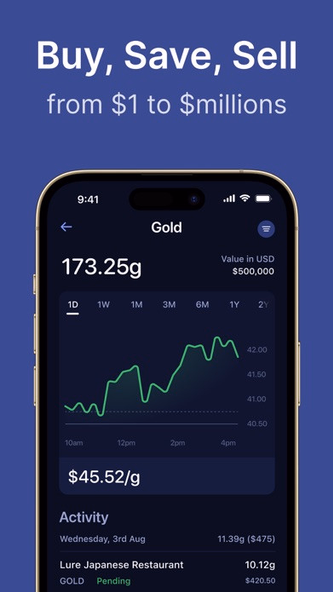 Glint | Buy Gold Instantly Screenshot 2 - AppWisp.com Glint | Buy Gold Instantly Screenshot 2 - AppWisp.com