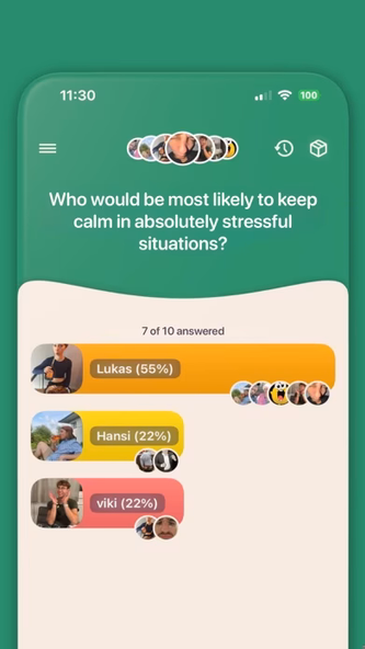 askUs: Whos most likely to Screenshot 4 - AppWisp.com askUs: Whos most likely to Screenshot 4 - AppWisp.com