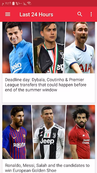 Today's Sports News Screenshot 1 - AppWisp.com Today's Sports News Screenshot 1 - AppWisp.com