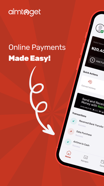 Aimtoget Wallet Screenshot 1 - AppWisp.com Aimtoget Wallet Screenshot 1 - AppWisp.com