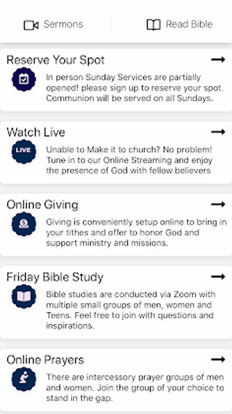 Blc Church Screenshot 2 - AppWisp.com Blc Church Screenshot 2 - AppWisp.com