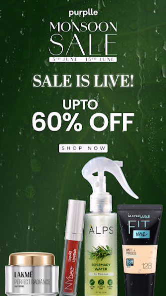 Purplle Online Beauty Shopping Screenshot 1 - AppWisp.com