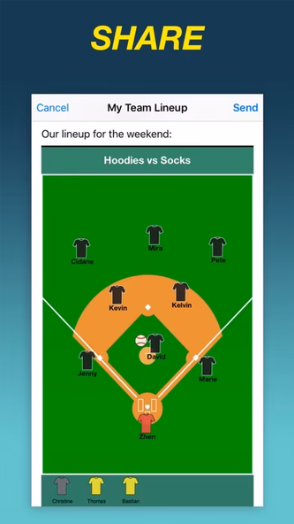 Team Lineup Basic Screenshot 4 - AppWisp.com Team Lineup Basic Screenshot 4 - AppWisp.com