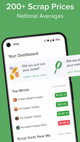iScrap: National Scrap Prices Screenshot 1 - AppWisp.com iScrap: National Scrap Prices Screenshot 1 - AppWisp.com