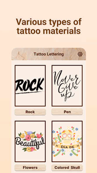 Tattoo Lettering Screenshot 1 - AppWisp.com Tattoo Lettering Screenshot 1 - AppWisp.com