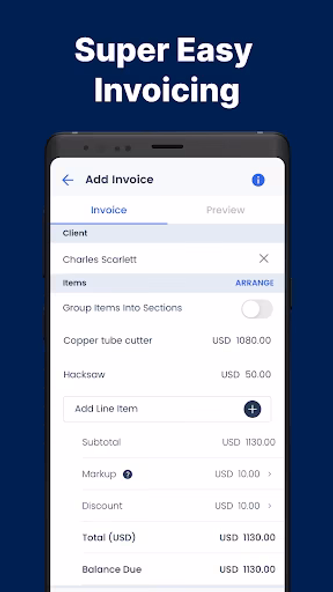 Easy Invoice & Estimates Maker Screenshot 2 - AppWisp.com Easy Invoice & Estimates Maker Screenshot 2 - AppWisp.com