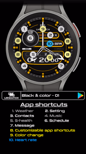 LMwatch black and color 01 Screenshot 3 - AppWisp.com LMwatch black and color 01 Screenshot 3 - AppWisp.com