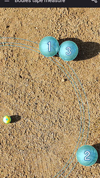 Tape measure for pétanque Screenshot 2 - AppWisp.com Tape measure for pétanque Screenshot 2 - AppWisp.com