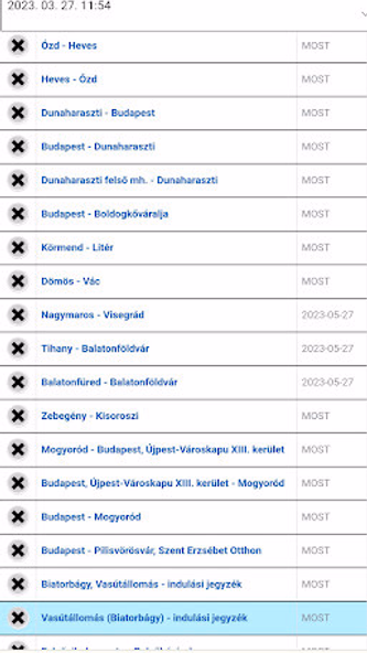Menetrendek.hu Screenshot 2 - AppWisp.com Menetrendek.hu Screenshot 2 - AppWisp.com
