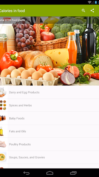 Calories in food Screenshot 4 - AppWisp.com Calories in food Screenshot 4 - AppWisp.com