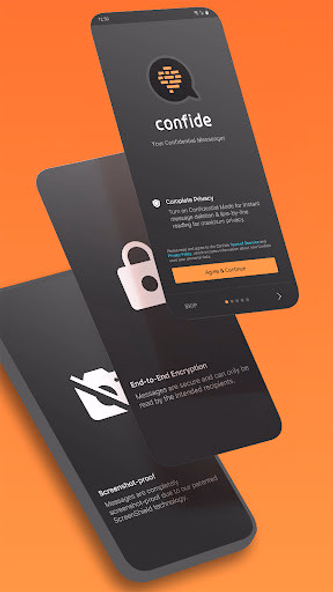 Confide - secure messenger Screenshot 1 - AppWisp.com Confide - secure messenger Screenshot 1 - AppWisp.com
