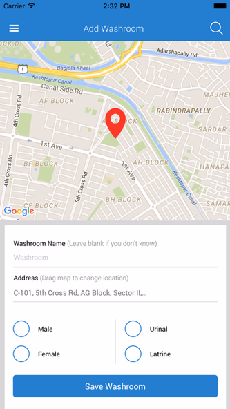 Privy - The Restroom Finder Screenshot 2 - AppWisp.com Privy - The Restroom Finder Screenshot 2 - AppWisp.com