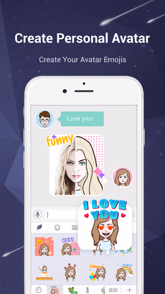 GO Keyboard-Emojis&Cool Themes Screenshot 2 - AppWisp.com