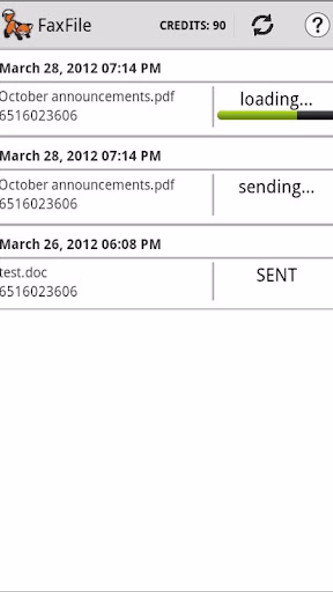FaxFile - Send Fax from phone Screenshot 4 - AppWisp.com FaxFile - Send Fax from phone Screenshot 4 - AppWisp.com