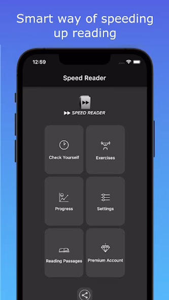 Speed Reading Exercises Screenshot 1 - AppWisp.com Speed Reading Exercises Screenshot 1 - AppWisp.com