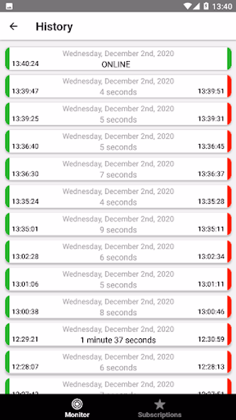 Online Monitor (Last Seen) Screenshot 2 - AppWisp.com Online Monitor (Last Seen) Screenshot 2 - AppWisp.com
