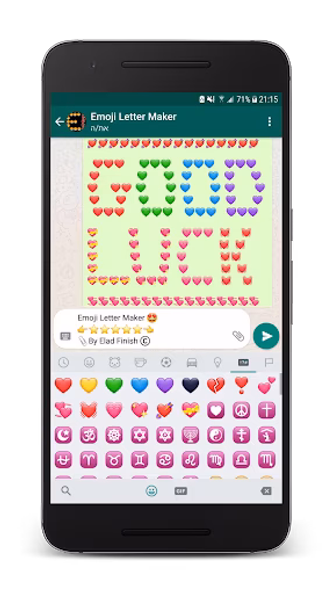 Emoji Letter Maker Screenshot 4 - AppWisp.com Emoji Letter Maker Screenshot 4 - AppWisp.com